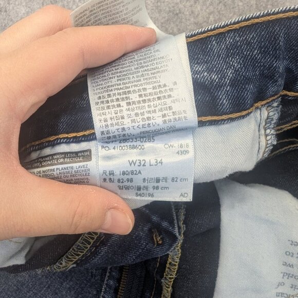 Levi's 512 Slim Taper Fit Men's Jeans - Light wash - W32 x L34 - Picture 9 of 14